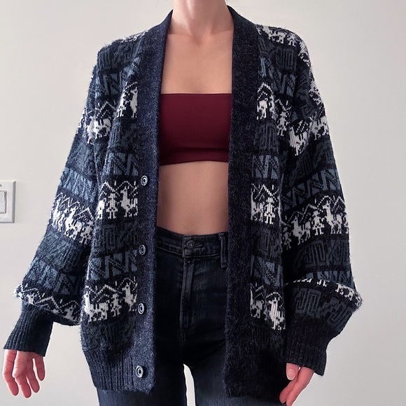 vintage alpaca cardigan 🦙 - Picture 8 of 14